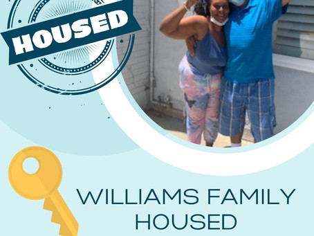 Williams Family Housed